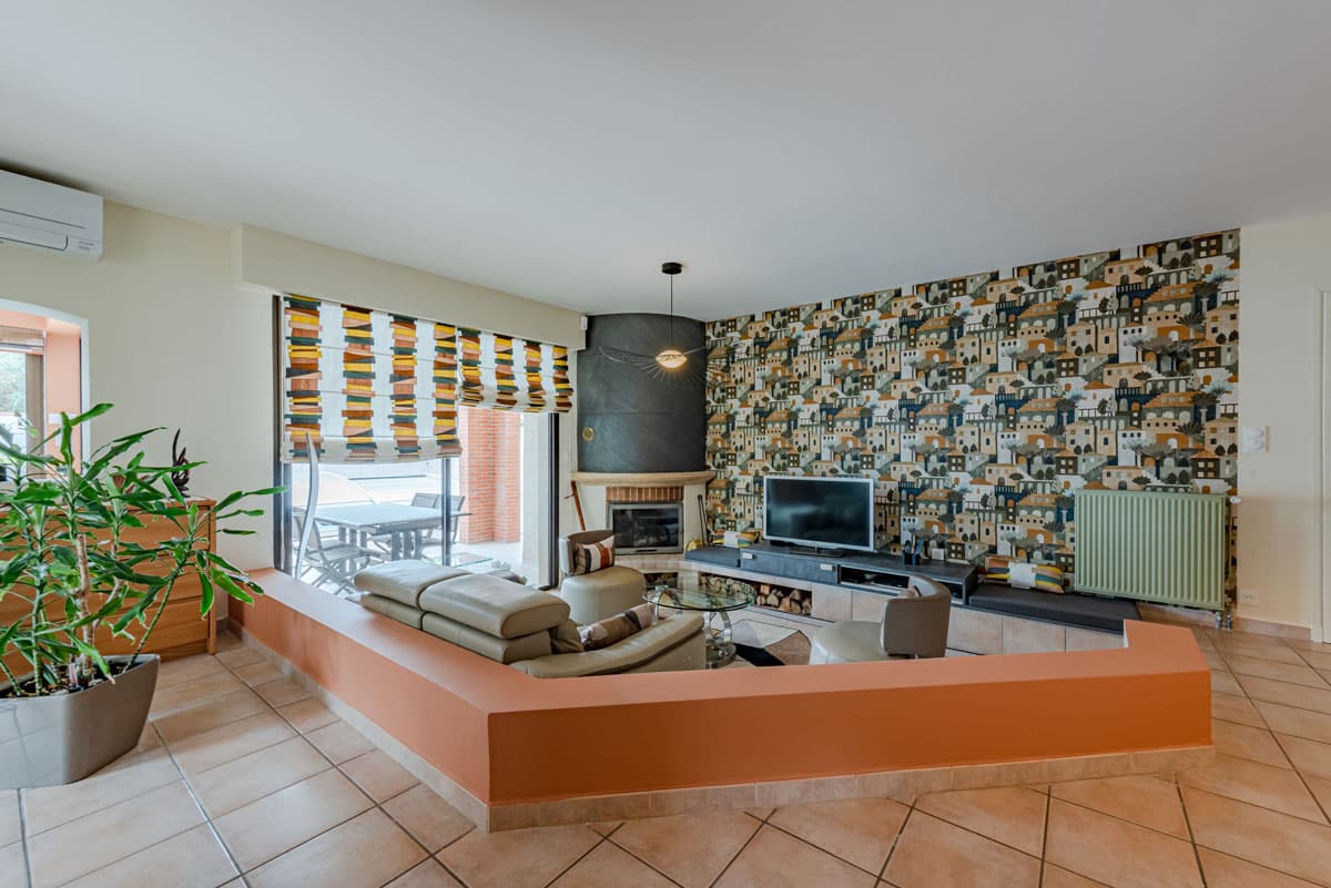 Décoration et aménagement sur mesure d’une pièce de vie - Après