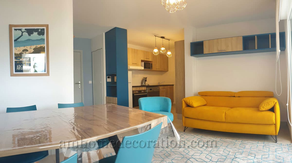 Aménagement et décoration d’un appartement neuf à Argelès-sur-Mer - Après