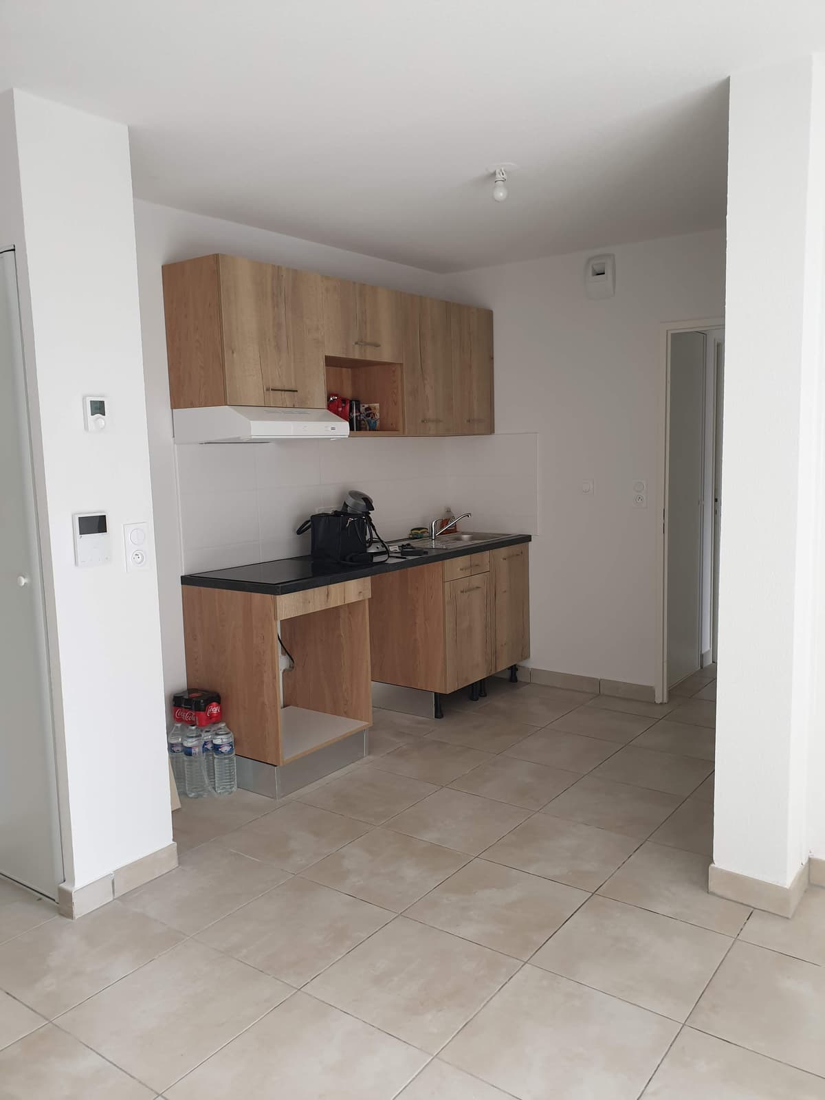 Aménagement et décoration d’un appartement neuf à Argelès-sur-Mer - Avant